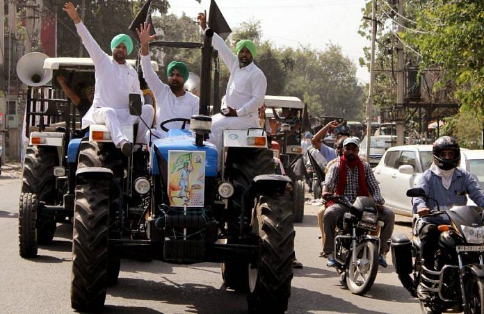 File image of a 30 September protest in Punjab against the Modi government's farm laws | ANI File image of a 30 September protest in Punjab against the Modi government's farm laws | ANI