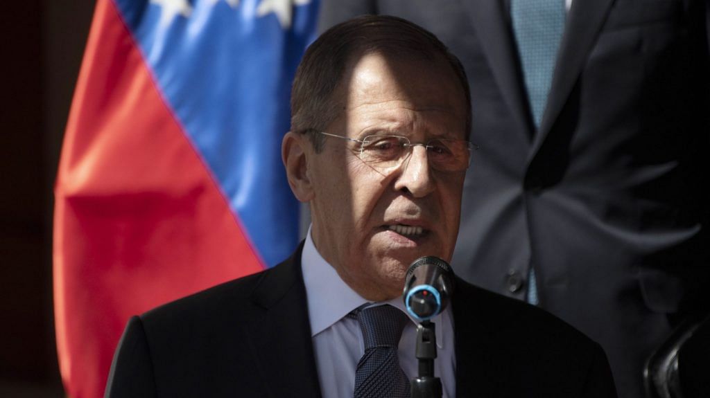 Sergei Lavrov, Russia's foreign minister in February, 2020 | Photographer: Carlos Becerra | Bloomberg