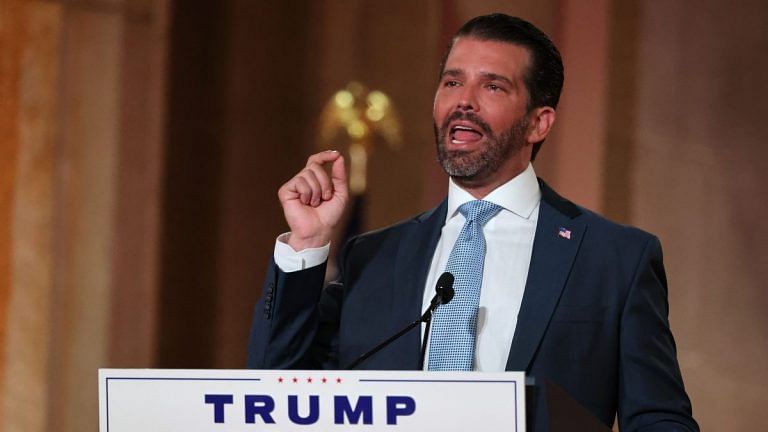 Donald Trump’s eldest son tests positive for Covid, self-isolates