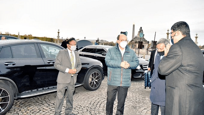 Ele4NYaVMAAm7pR Foreign Secretary Harsh V Shringla arrives in Paris for a 2-day visit | Twitter/ANI