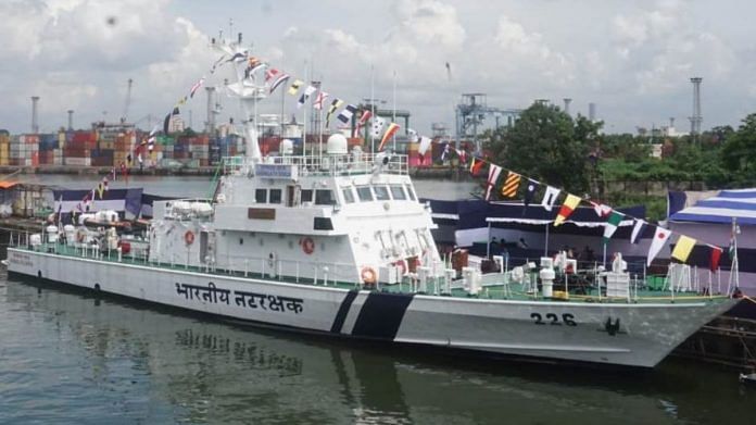 The Coast Guard ship named after Assamese freedom fighter Kanaklata Barua | Twitter | @IndiaCoastGuard