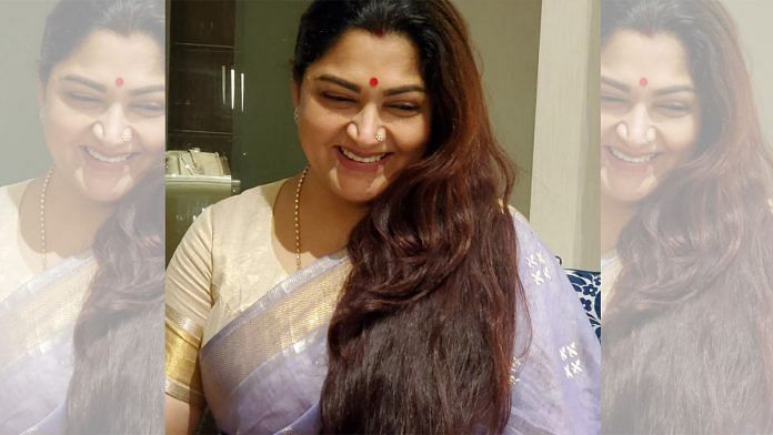 Actress-turned-politician Khushbu Sundar | Twitter: @khushsundar