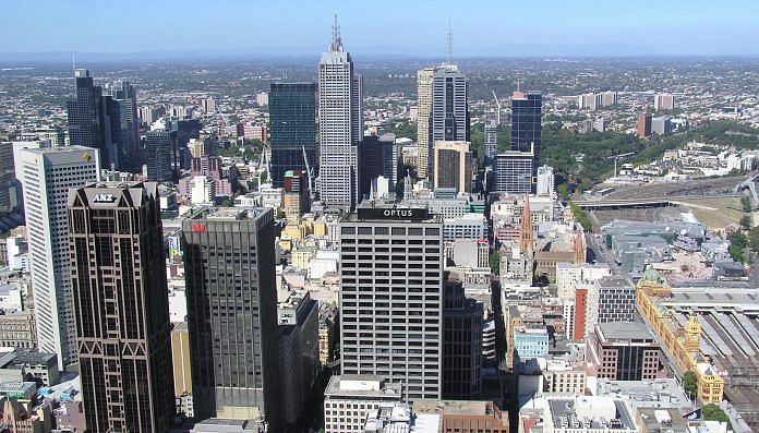 Representational image of a business district in Melbourne | Wikimedia Commons