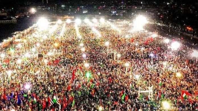 File photo of PDM rally at Karachi, Oct 2020 | Twitter/@BBhuttoZardari