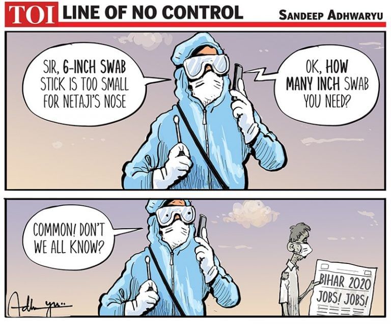 6-inch swab not enough for a certain leader and BJP’s game plan for Bihar
