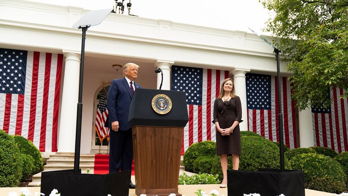 US Senate Confirms Amy Coney Barrett To Supreme Court Days Before Election