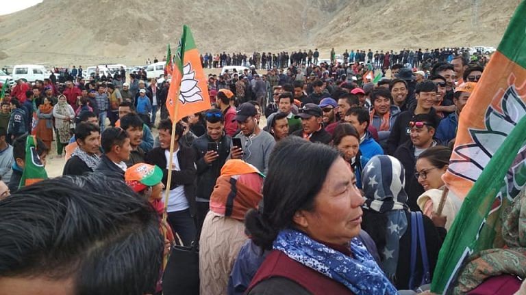 Resignations, protests and stiff competition turn up heat for BJP ahead of Ladakh election