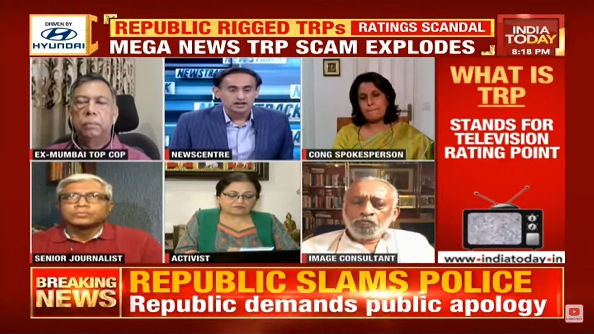Republic vs the Rest — Aaj Tak calls out 'TRP chor', NDTV on madaari, ABP  says people betrayed
