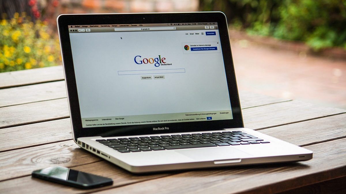 Google search engine displayed on a laptop (representational image) | Pexels