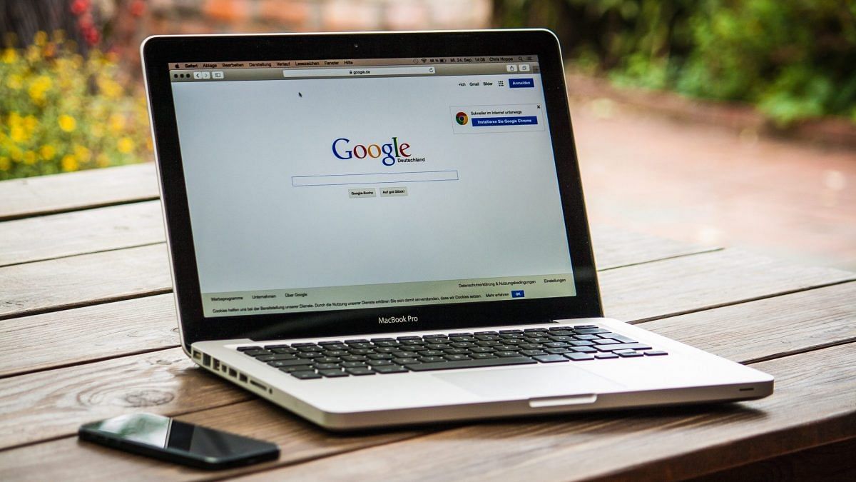 pexels-pixabay-40185 Google search engine displayed on a laptop (representational image) | Pexels