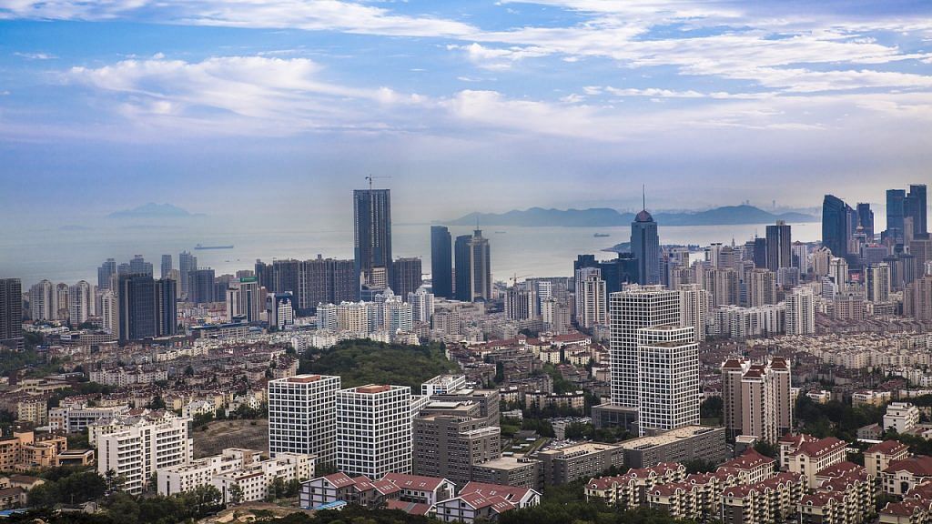 A view of Qingdao city