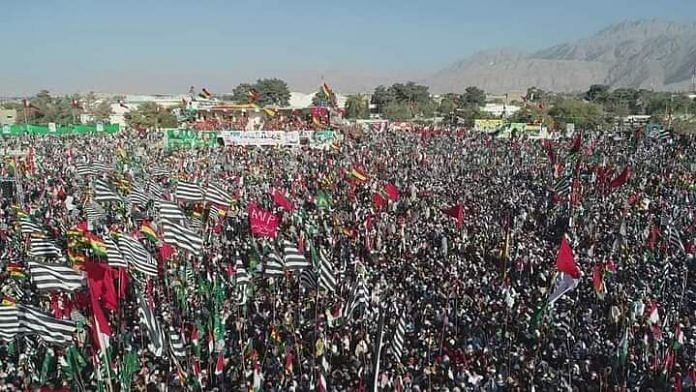 quetta2 The Pakistan Democratic Movement rally against the government in Quetta, Balochistan, where the explosion took place. | @MoosaShoro | Twitter
