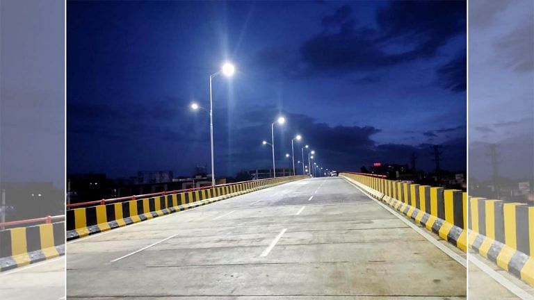 Photo of flyover shared by BJP’s Muzaffarpur MLA actually from Hyderabad