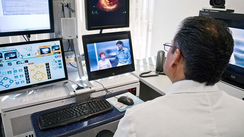 A doctor conducting an online consultation (representational image) | Wikimedia commons