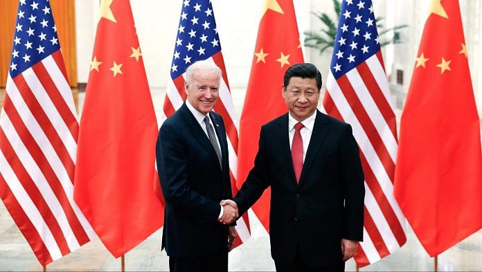 JFile photo of Nuclear-Weapons States US and China Presidents Joe Biden and Xi Jinping | Bloomberg