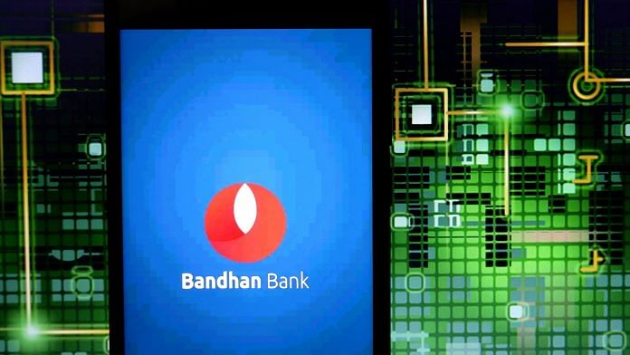 In this photo illustration, the Bandhan Bank logo seen displayed on a smartphone. (Representational image) | Photographer: Avishek Das | SOPA Images | LightRocket via Getty Images via Bloomberg