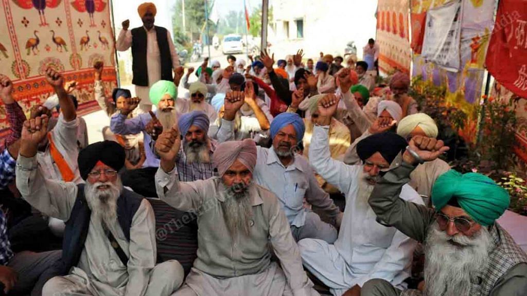 A protest in Punjab against the farm laws | Suraj Singh Bisht | ThePrint
