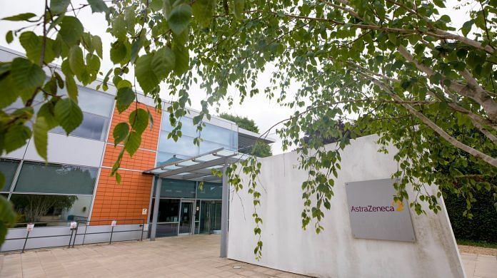 The AstraZeneca Plc DaVinci building stands at the Melbourn Science Park in Cambridge, U.K