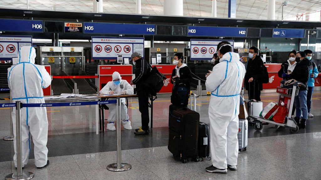 Representational image of the Beijing International Airport in China | File photo: Reuters via ANI