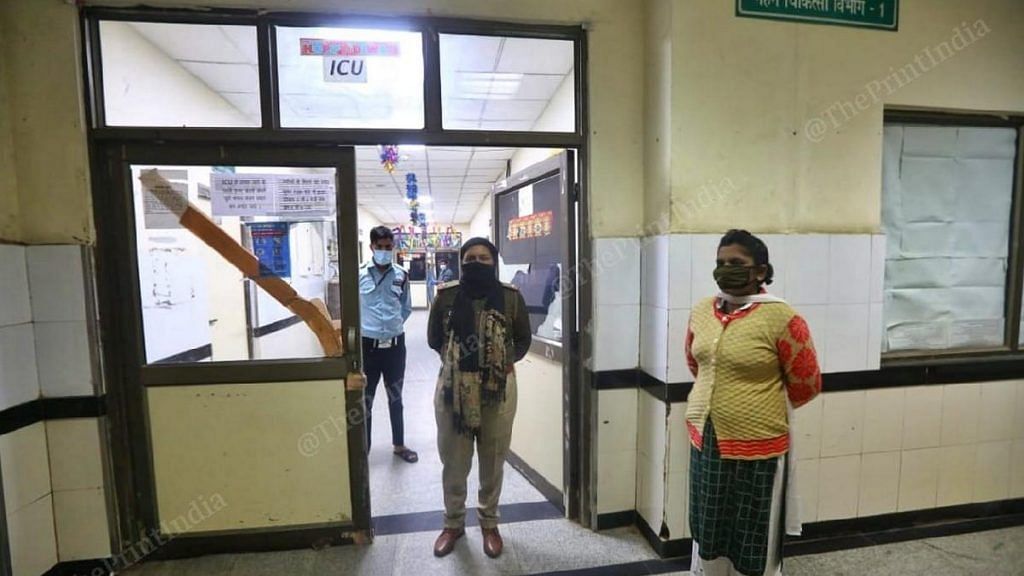 The ICU at Shahid Hasan Khan Hospital in Punhana tehsil, where Farmeena is being treated | Photo: Praveen Jain | ThePrint