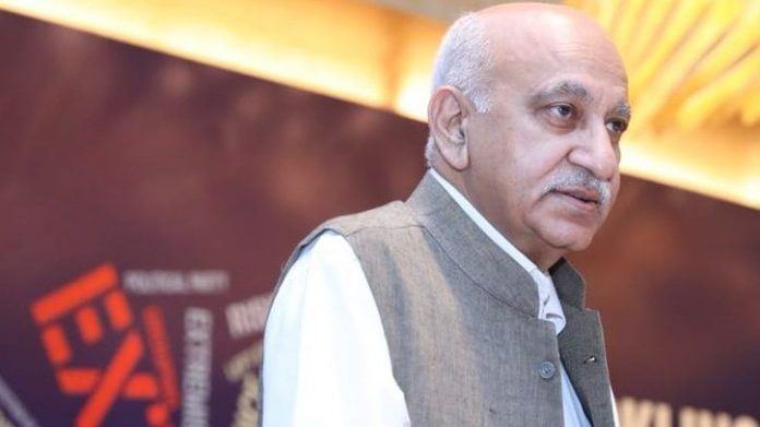 File image of M.J. Akbar | @mjakbar | Twitter