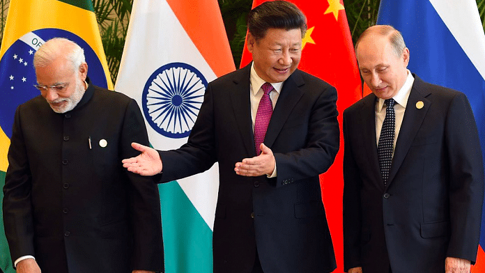 File photo | India PM Narendra Modi, China President Xi Jinping, Russian President Vladimir Putin | Flickr