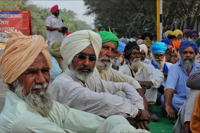Protesting farmers at Talwandi Sabo | Suraj Singh Bisht | ThePrint