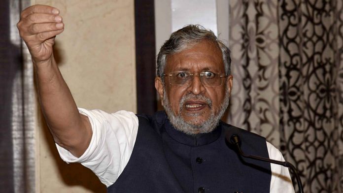 Sushil Kumar Modi served as deputy CM of Bihar from 2005-13, and again from 2017-20 | Photo: ANI