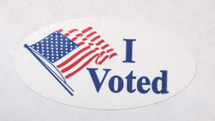 File image of an 'I Voted' sticker