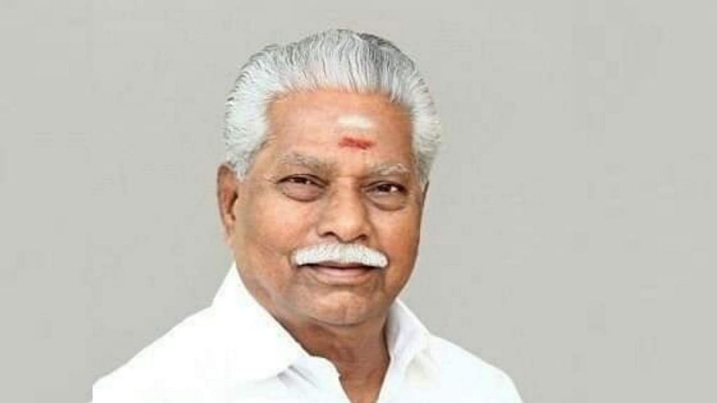 File photo of Tamil Nadu Minister R Doraikannu | Facebook @ R Doraikannu