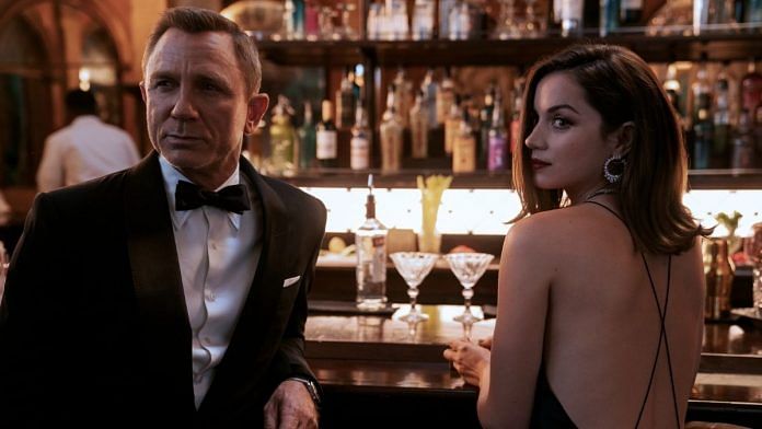 A scene from the trailer of No Time to Die | Twitter @007