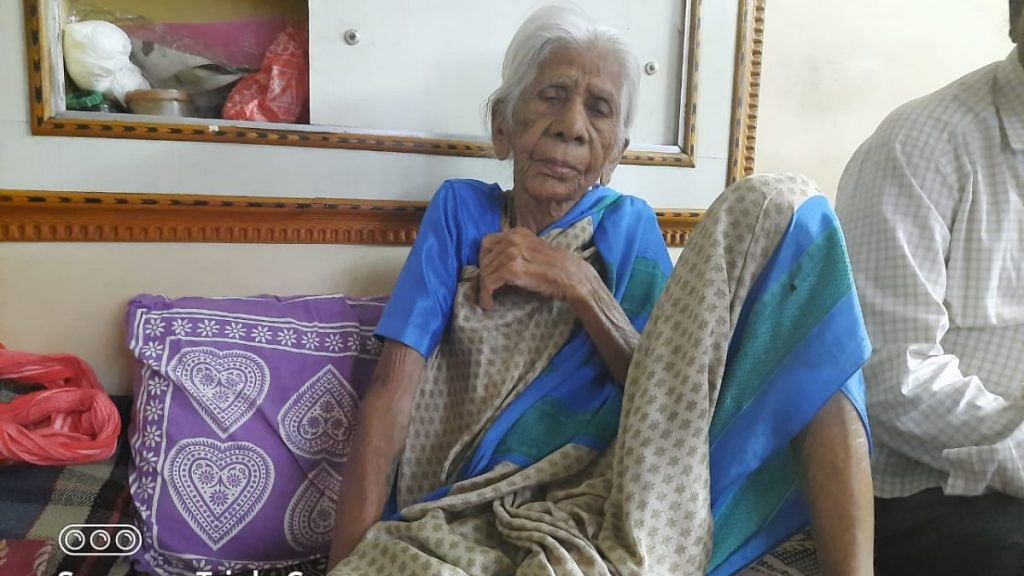 Chithiramma, 105, whom it took all of just three days to test negative | Photo: Rohini Swamy | ThePrint
