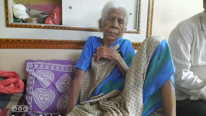 Chithiramma, 105, whom it took all of just three days to test negative | Photo: Rohini Swamy | ThePrint