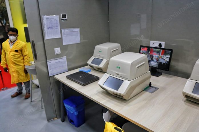 The RT-PCR testing mobile laboratory, a joint initiative of SpiceHealth and the government | Manisha Mondal | ThePrint