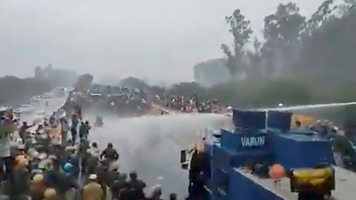 farmers protest