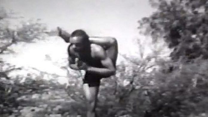 The video of B.K.S. Iyengar that has been widely circulated on social media | YouTube