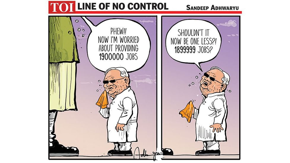 BJP's 19 lakh-job promise and Nitish Kumar's 'goods wagon' BJP's 19 lakh-job promise and Nitish Kumar's 'goods wagon'