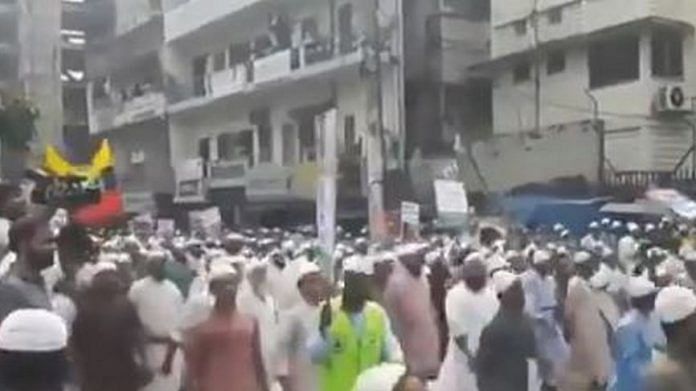 Video Of Protest Rally By Muslims Is Not From Kolkata Is A 3 Year Old Clip From Bangladesh