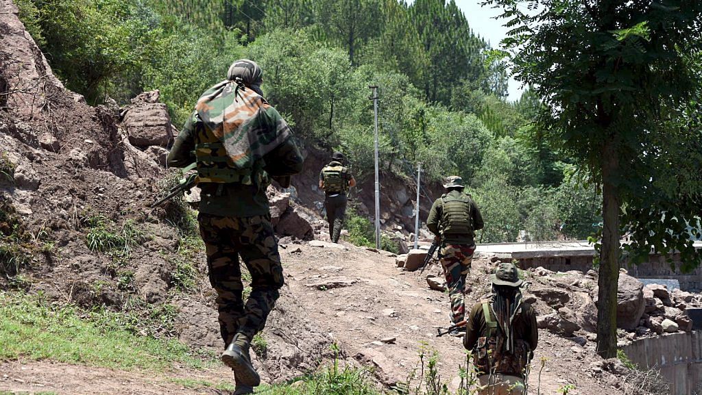 Representational image of troops along the Line of Control in J&K's Poonch | ANI