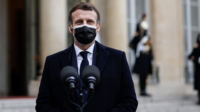 French President Emmanuel Macron on Dec. 16. | Photographer: Thomas Coex | AFP/Getty Images via Bloomberg