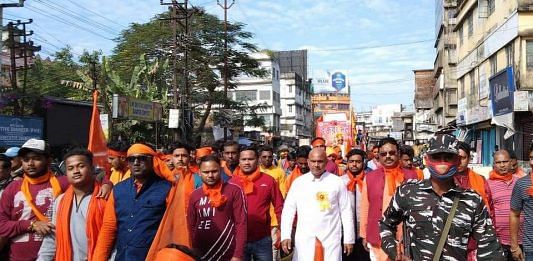 The Bajrang Dal rally in Assam's Silchar | By special arrangement