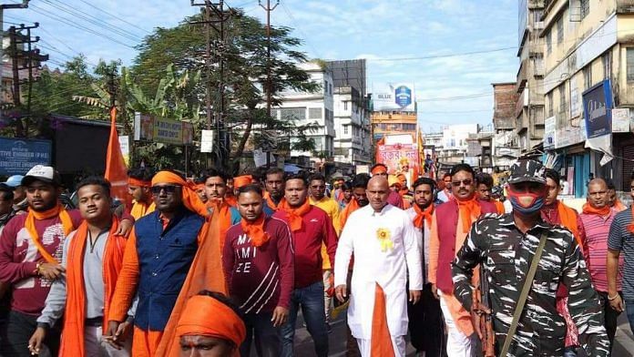 The Bajrang Dal rally in Assam's Silchar | By special arrangement
