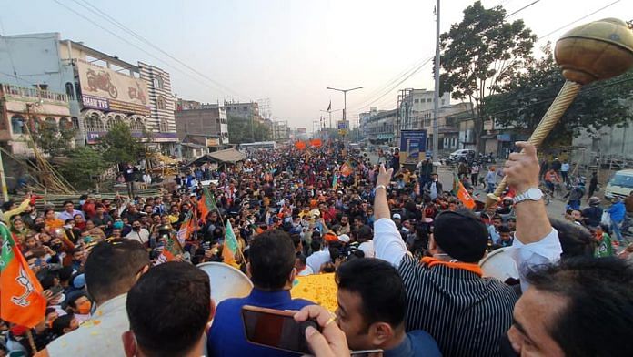 A BJP rally at Titagarh near Kolkata | Twitter: @BJP4Bengal