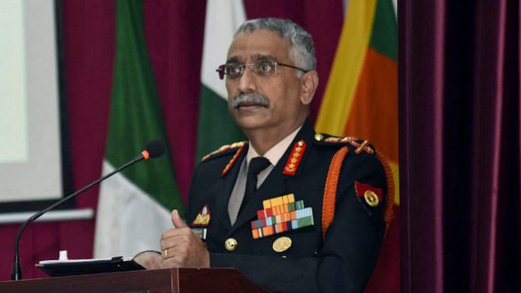 Army chief Gen. M.M. Naravane | File photo: ANI