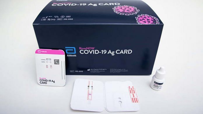Abbot's Covid rapid testing kit | www.abbot.com