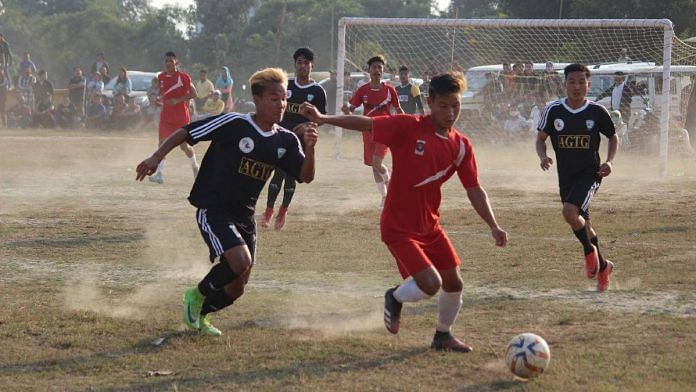 Players during a league match | Dimapur Division League | Facebook