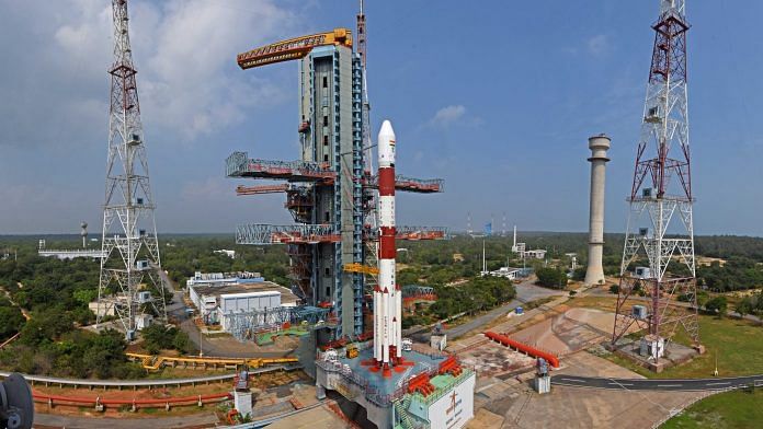 ISRO launches communication satellite CMS-01 from Satish Dhawan Space Centre, Sriharikota, Andhra Pradesh on 17 December 2020 | Twitter | @isro