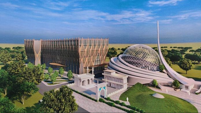 The blueprint of the new Ayodhya mosque complex | Twitter: @IndoIslamicCF