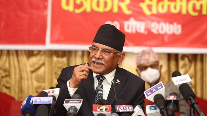Communist Party of Nepal chair Pushpa Kumar Dahal 'Prachanda' | Facebook @Comrade Prachanda