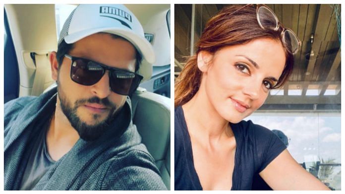Cricketer Suresh Raina (left) and Bollywood celebrity Sussanne Khan (right) | Instagram/@suzkr and @sureshraina3